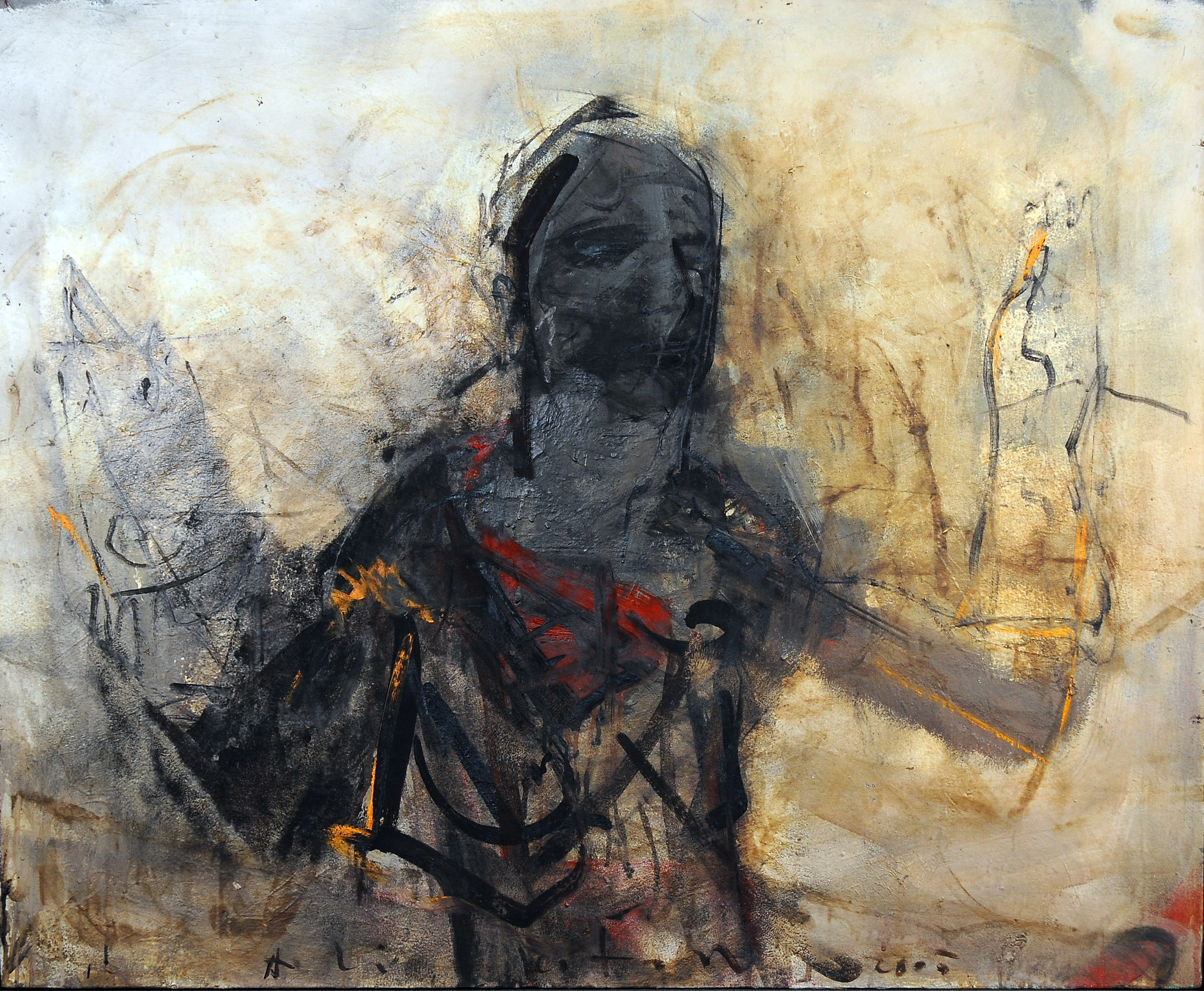  ALİ KOTAN, İsimsiz- Untitled, 2005, Tuval üzerine yağlıboya-Oil on canvas, 80x100 cm